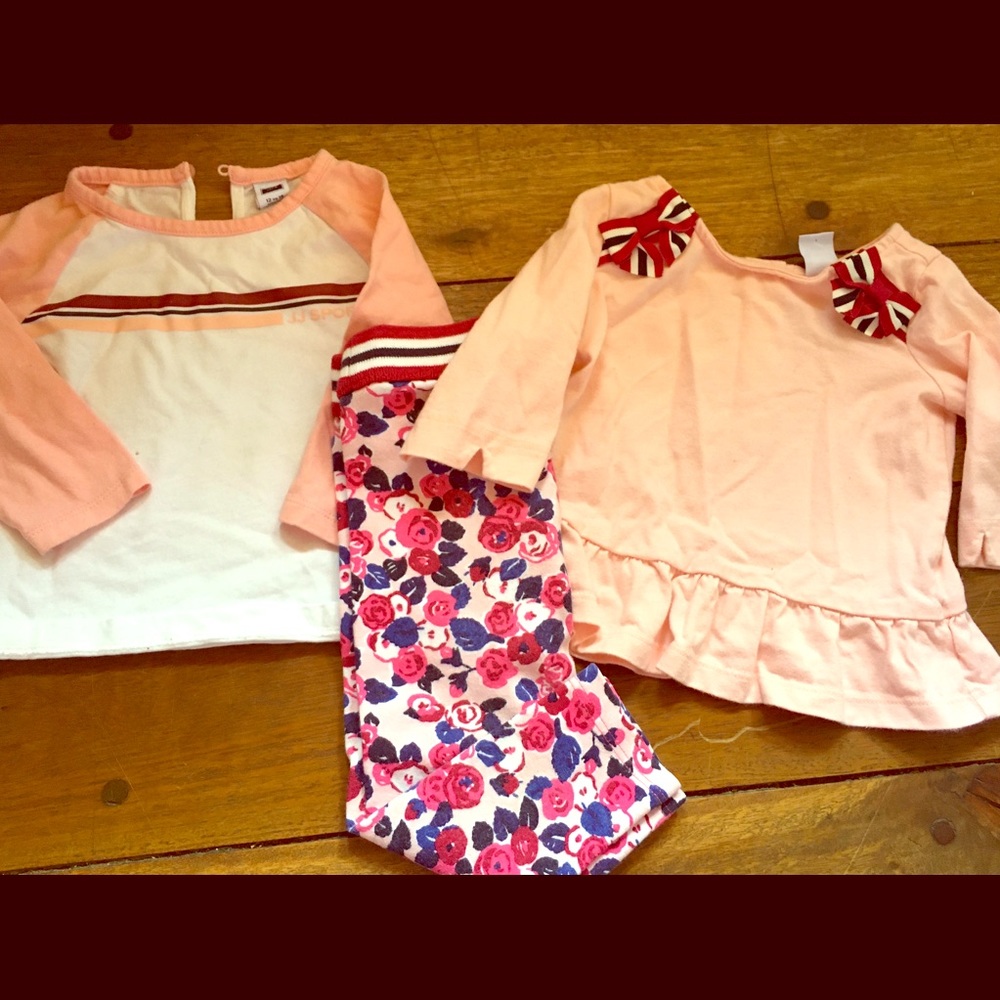Janie and Jack 2 shirt and Pant Set